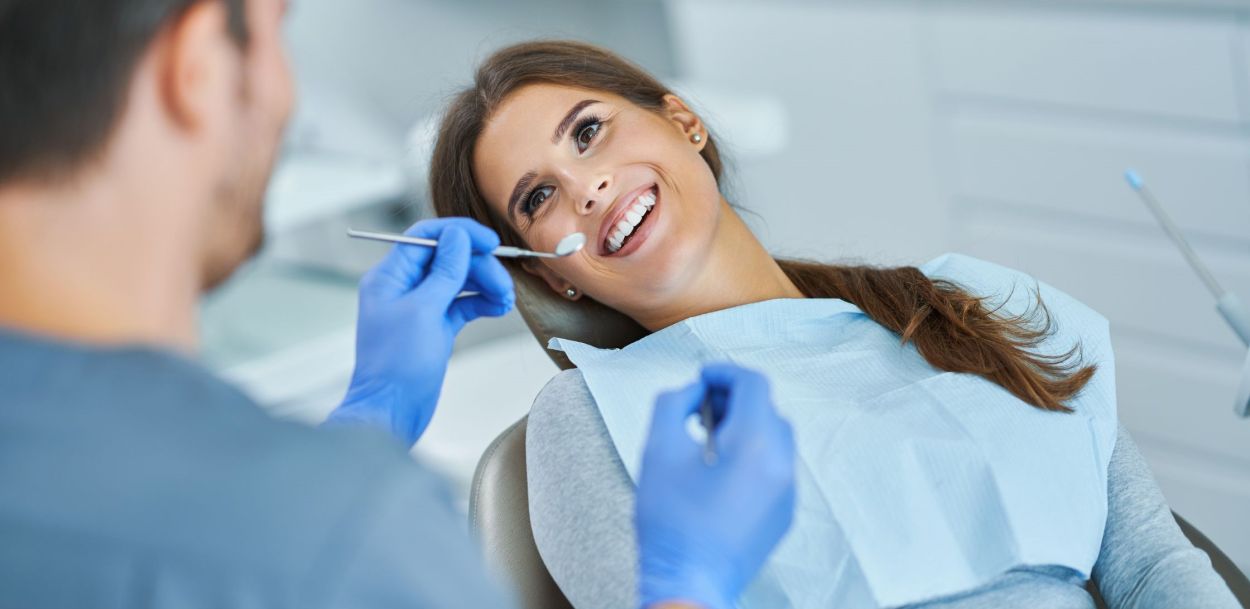 dentist with patient